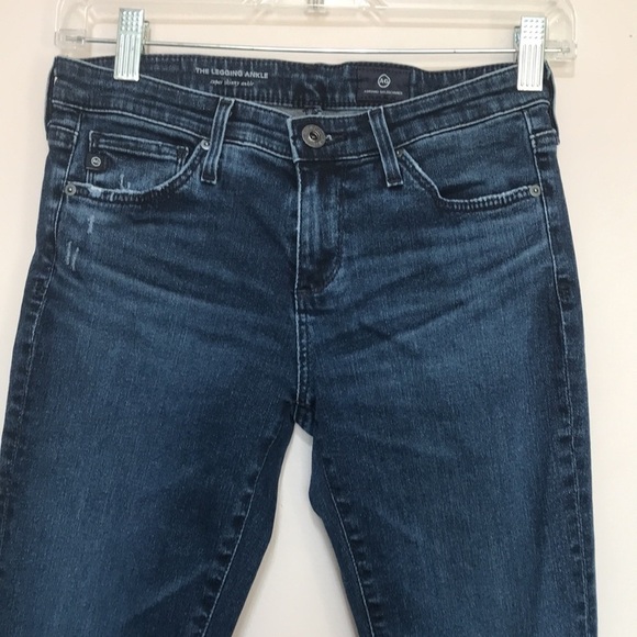 ag Adriano Goldschmied Leggings Ankle Jeans distressed size 25R - Picture 3 of 12